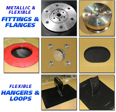 ATL Conservator Bladder Fittings, Flanges, Hangers, and Loops