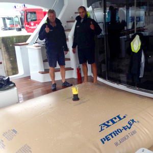 500 gallon ATL Pillow Style Petro-Flex Bladder with Yacht Crew