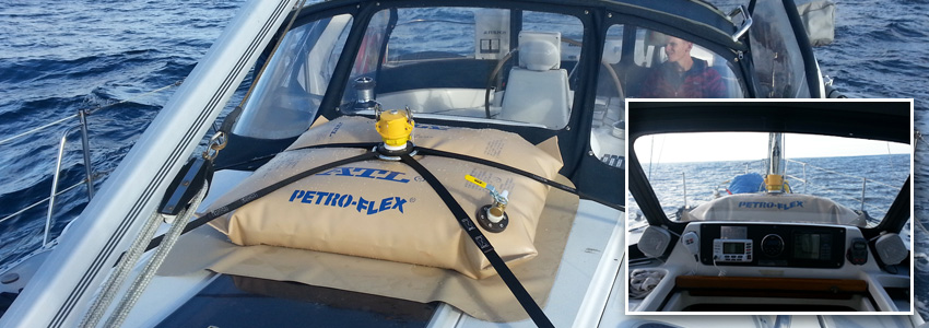 ATL Petro-Flex Fuel Bladder on Sailing Yacht